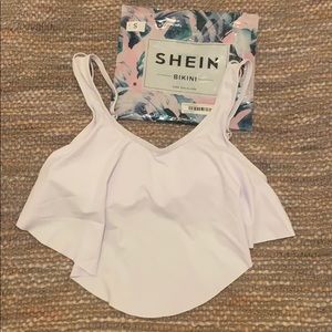NWT White Bikini Top